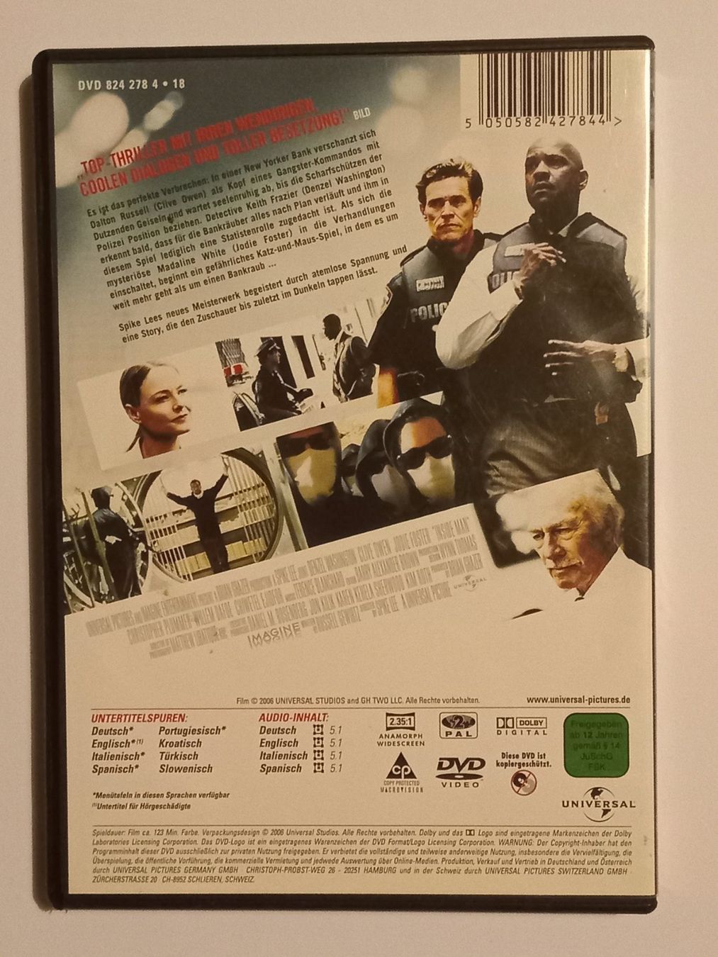 Tutti i DVDs: A8 DVD - INSIDE MAN (deutsch) - neu – Nuovo (secondo la descrizione) da Urtenen-Schönbühl venduto da chr_hf86 1