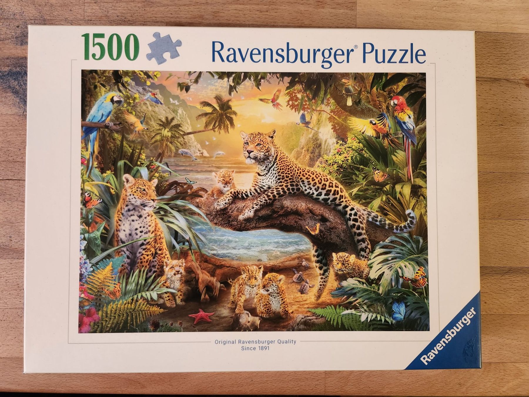 Ravensburger Puzzle: Ravensburger Puzzle 1500 Teile - Leopard im Dschungel – Usato da Veltheim AG venduto da D.B_1983 1