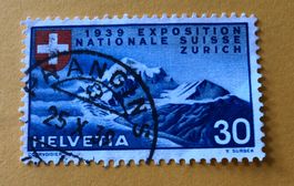 Nr.221 GESTEMPELT Piz Roseg 1939  