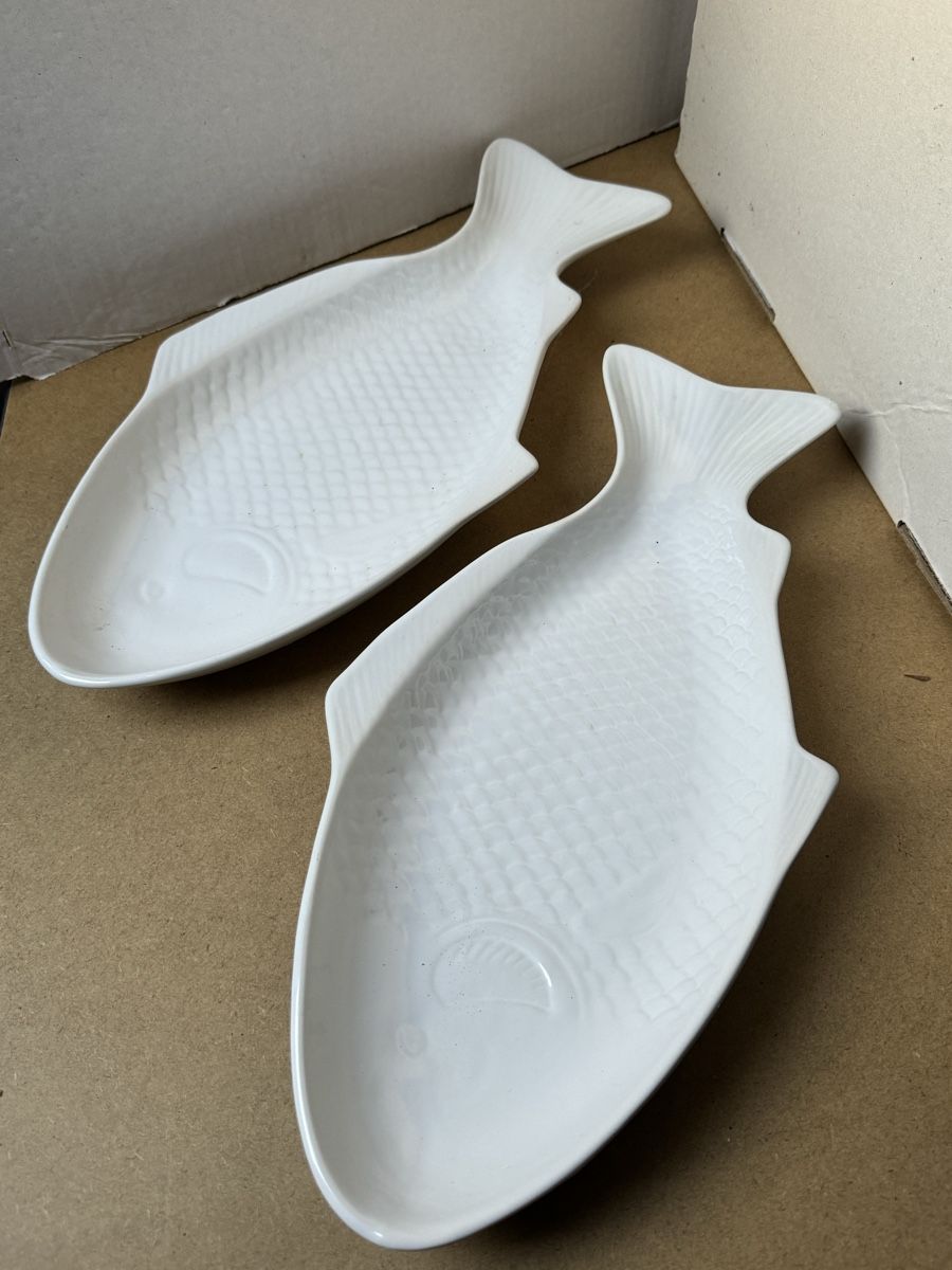 Teller: 2 grosse Teller für Fisch – Neu (gemäss Beschreibung) aus Zürich von chr_lgh5