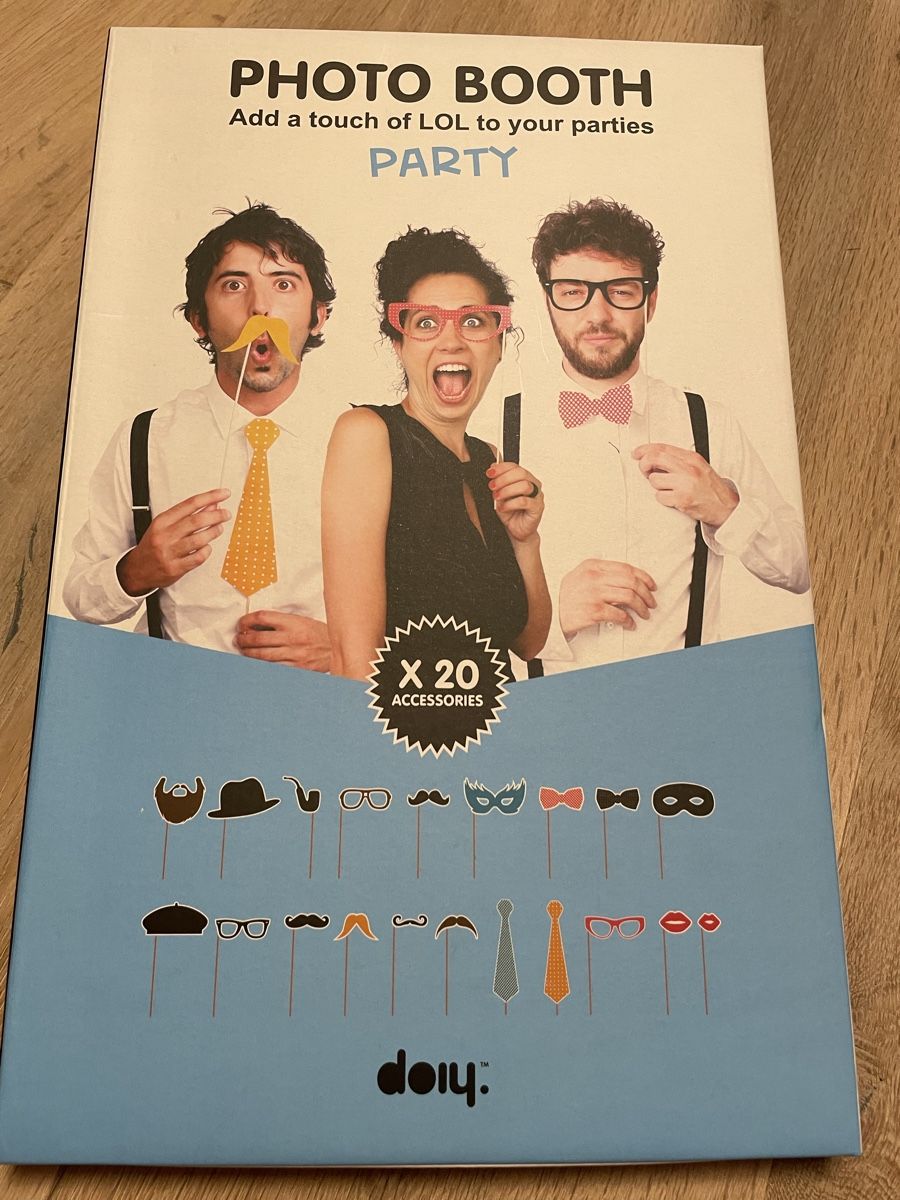 Alle Dekorationen: Party Accessoire Photo Booth – Neu und originalverpackt aus Siebnen von Starlauf