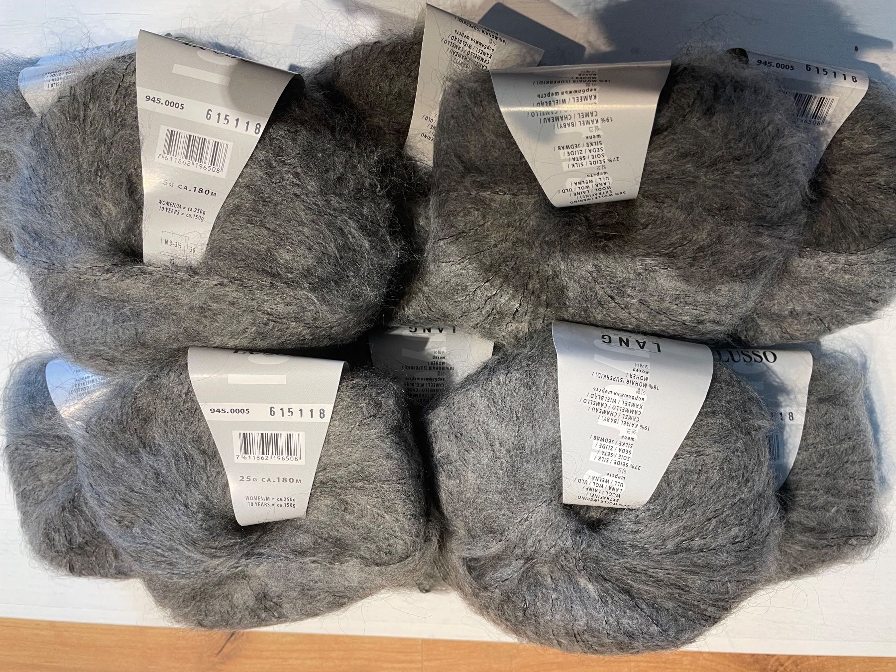 Lana: 1Knäuel Langyarns Lusso – Nuovo (secondo la descrizione) da Büsserach venduto da bor_s88m