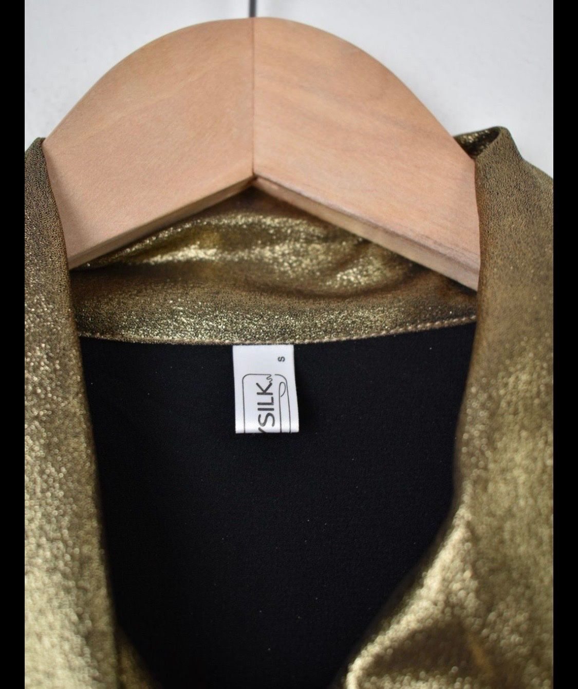 Blusen: LILYSILK Seidenbluse, gold, Gr.38 – Gebraucht aus Weisslingen von Spiegelbild0 4