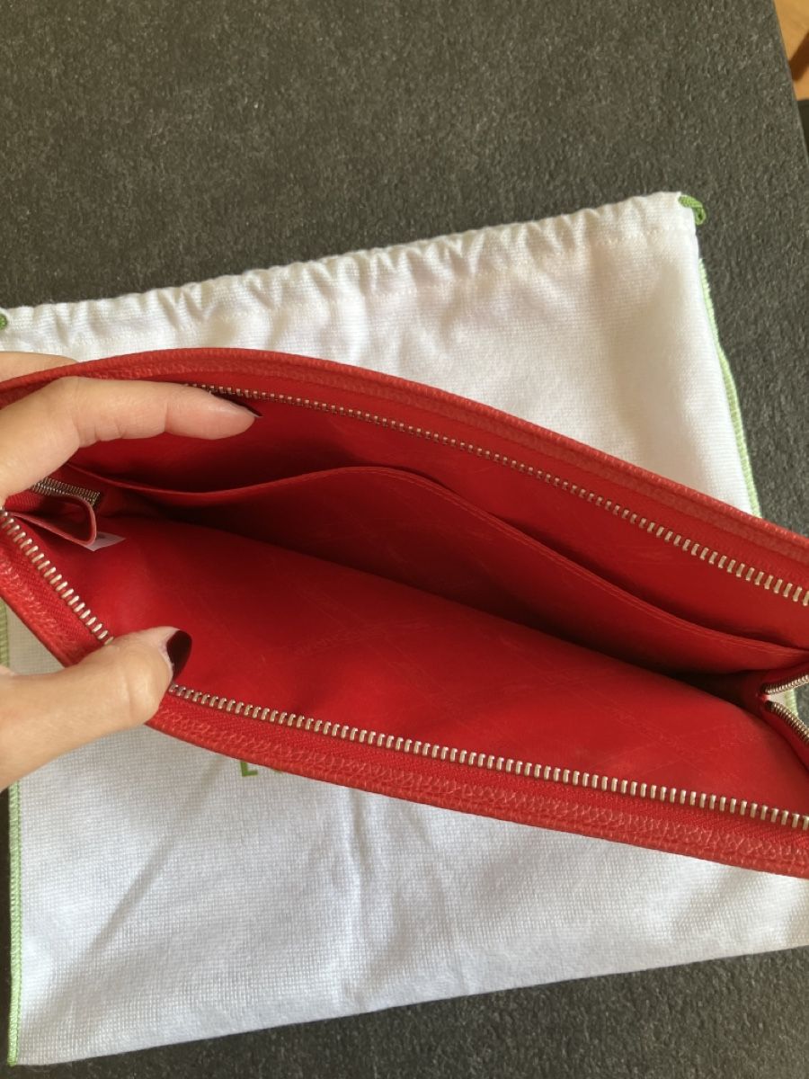 Longchamp Borse da donna: Original Longchamp Leder Clutch rot – Nuovo (secondo la descrizione) da Herrliberg venduto da spunggi 2