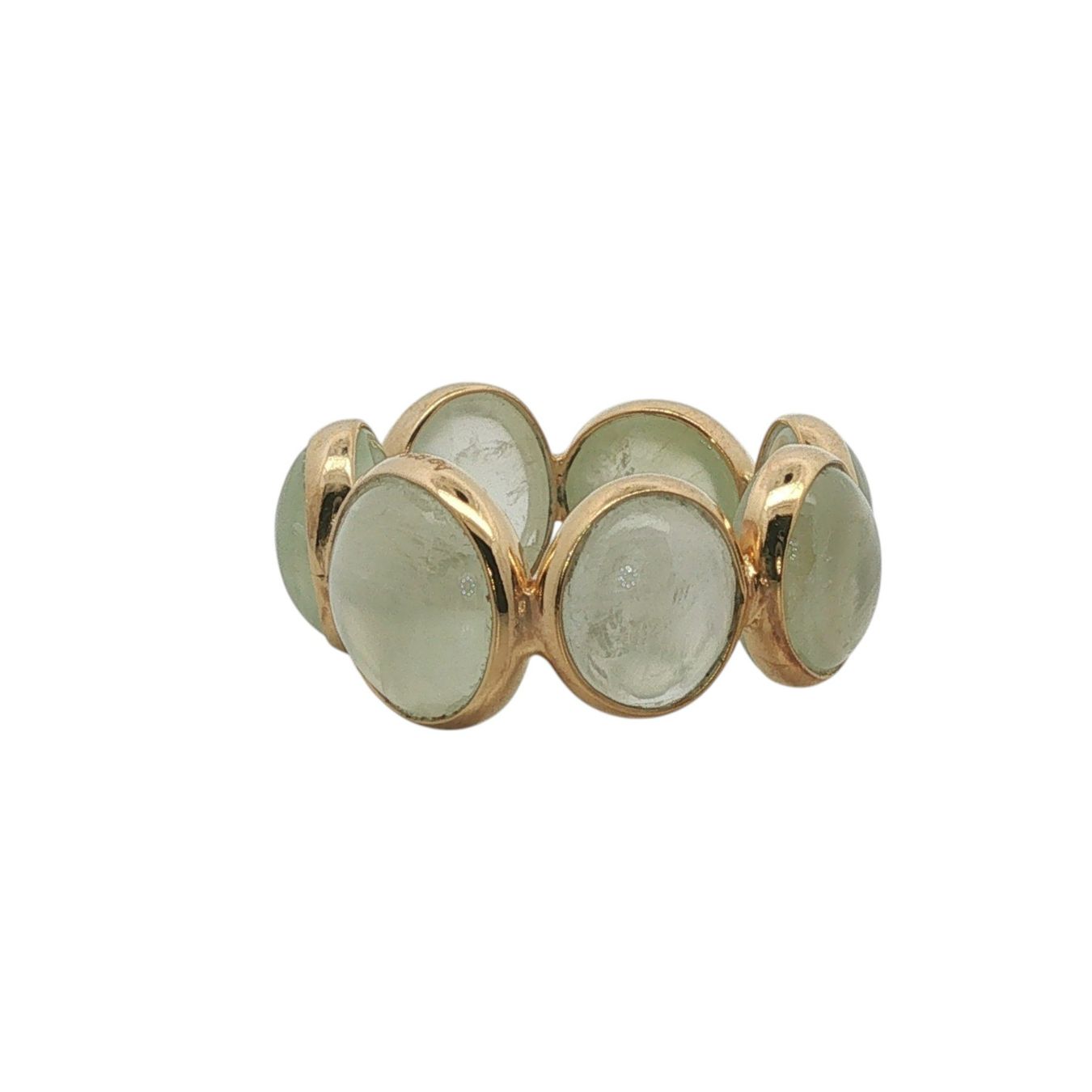 Olga Ribler Bagues: Statement Memory Silber Ring 925 - Prehnite - Grösse 56 – Neuf (Voir description) à Luzern par Schmuckoutlet 3