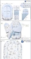 Baby Babynest Medipartners hellblau