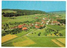 AK Herdern TG Flugaufnahme 1971, gelaufen nach Schurten