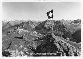 Arosa (GR) Weisshorn Blick gegen Silvrettagebiet G