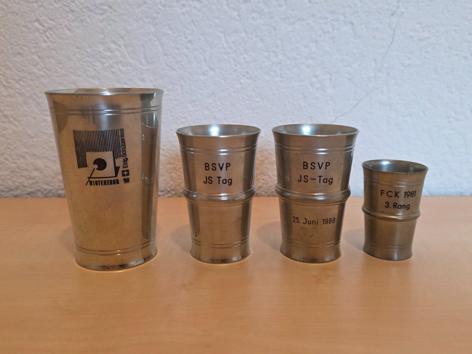 Autres collections & raretés: Zinnbecher – D'occasion à Tagelswangen par rog_vv7y