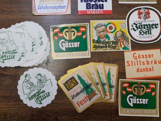 Bicchieri, Caraffe & Bottiglie: Bier Etiketten Ausland – Usato da St.Gallen venduto da Stocken64 1
