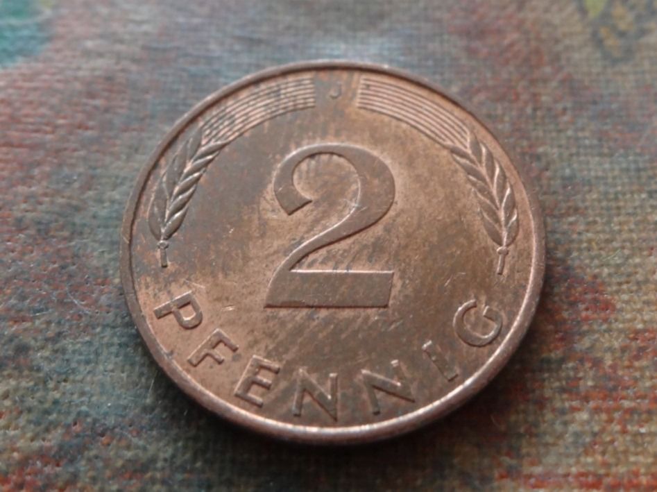 Tutti le monete: DEUTSCHLAND 2 Pfennig 1992 – Usato da Romanel-sur-Lausanne venduto da Swift13 1
