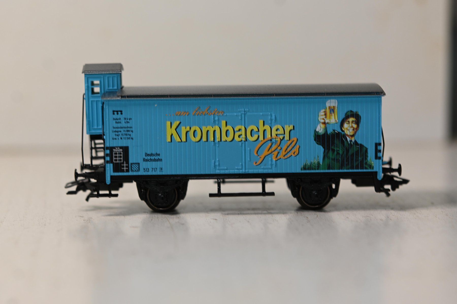 Märklin Modellini di ferrovie: Krombacher Pils Märklin HO/AC mit OVP – Usato da Laupen ZH venduto da Zmoewe