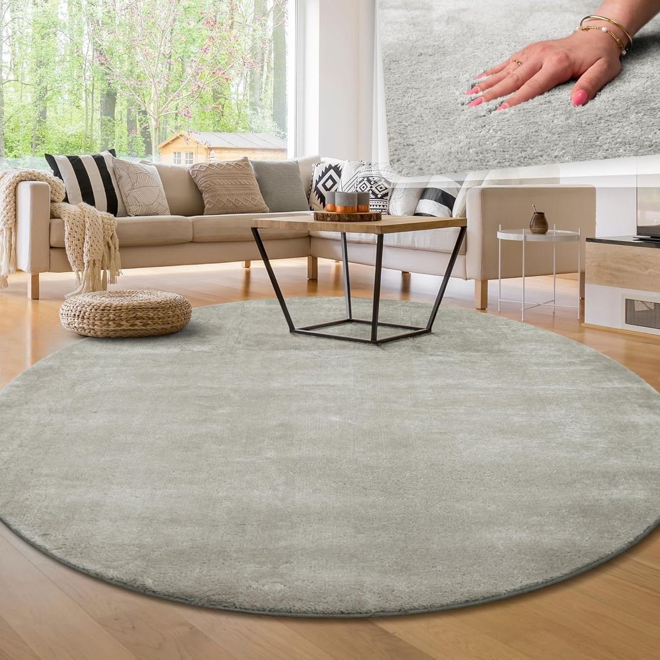 Tappeti: Spezialpreis! DIVERSE FARBEN Teppich Super Soft 160 cm – Nuovo e nell'imballaggio originale da Bern venduto da MIR-IAM