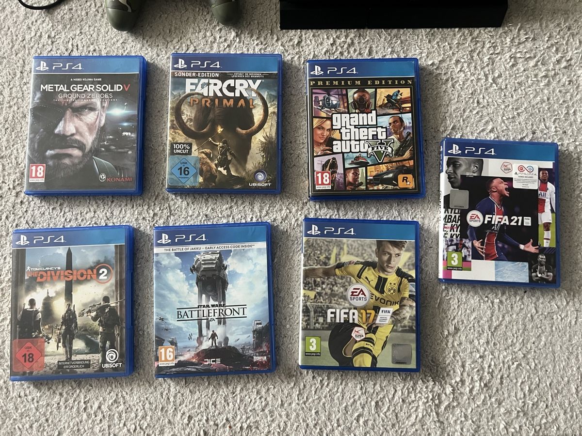 Sony Konsolen: Playstation 4 / PS4 inkl. Controller & Games – Gebraucht aus Lenzburg von Sil.sal 2