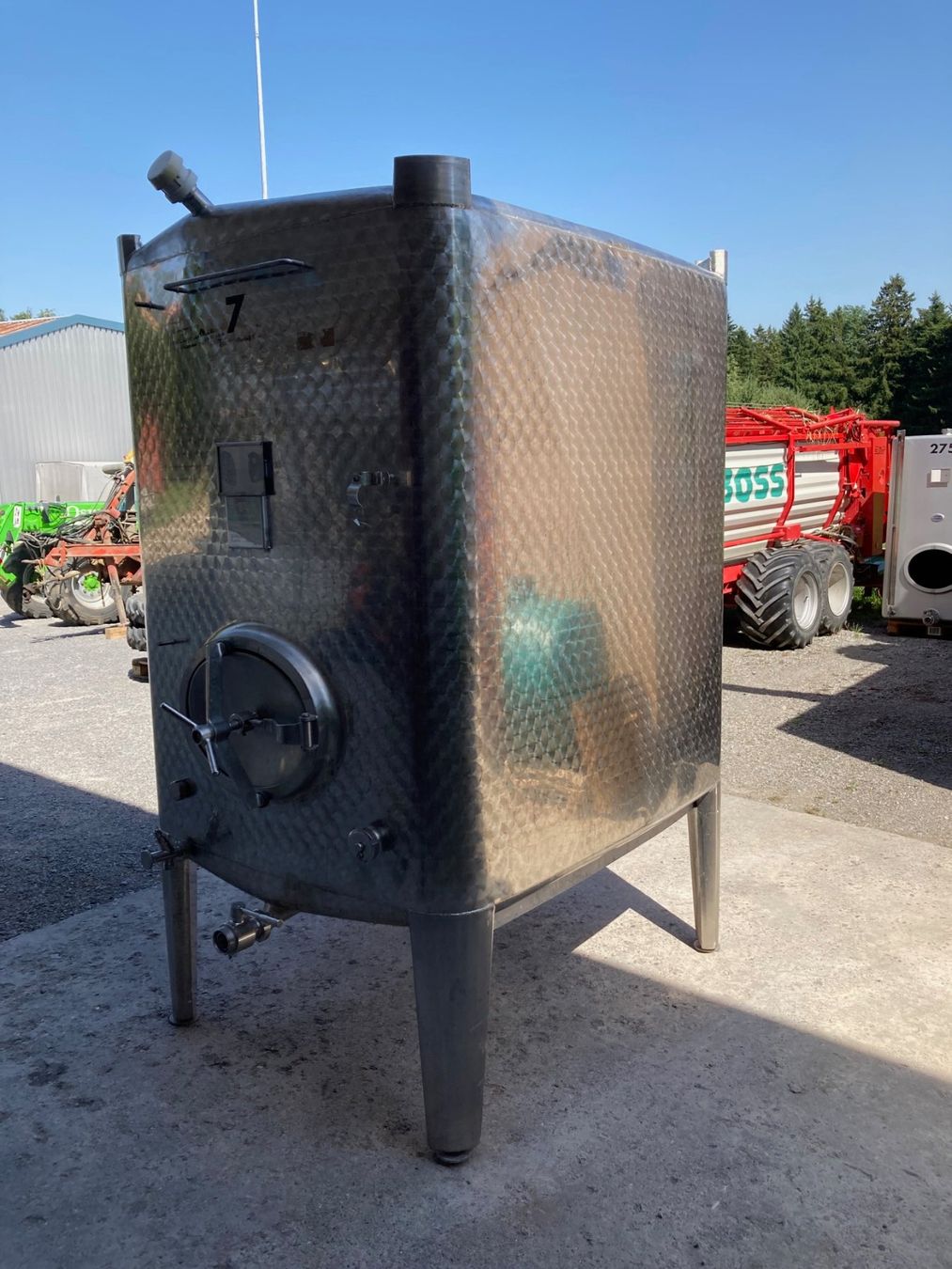 Tränken & Tröge: Chromstahltank – Gebraucht aus Wilen Gottshaus von Susul-1