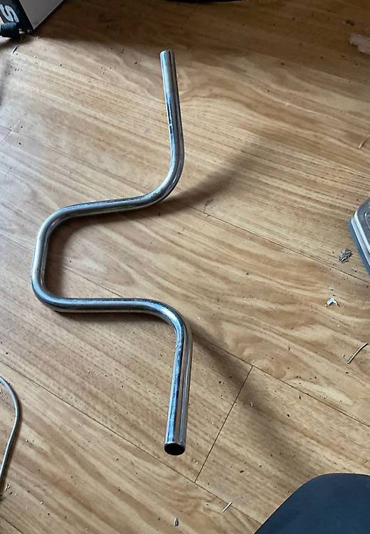 Omabeta Qiilu Guidon rétro 7-8 po 22MM Guidon de Cintrage Rétro de Moto