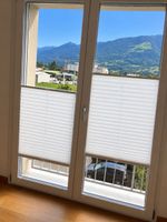 Plissee Jalousien weiss für Fenstertüren guter Zustand