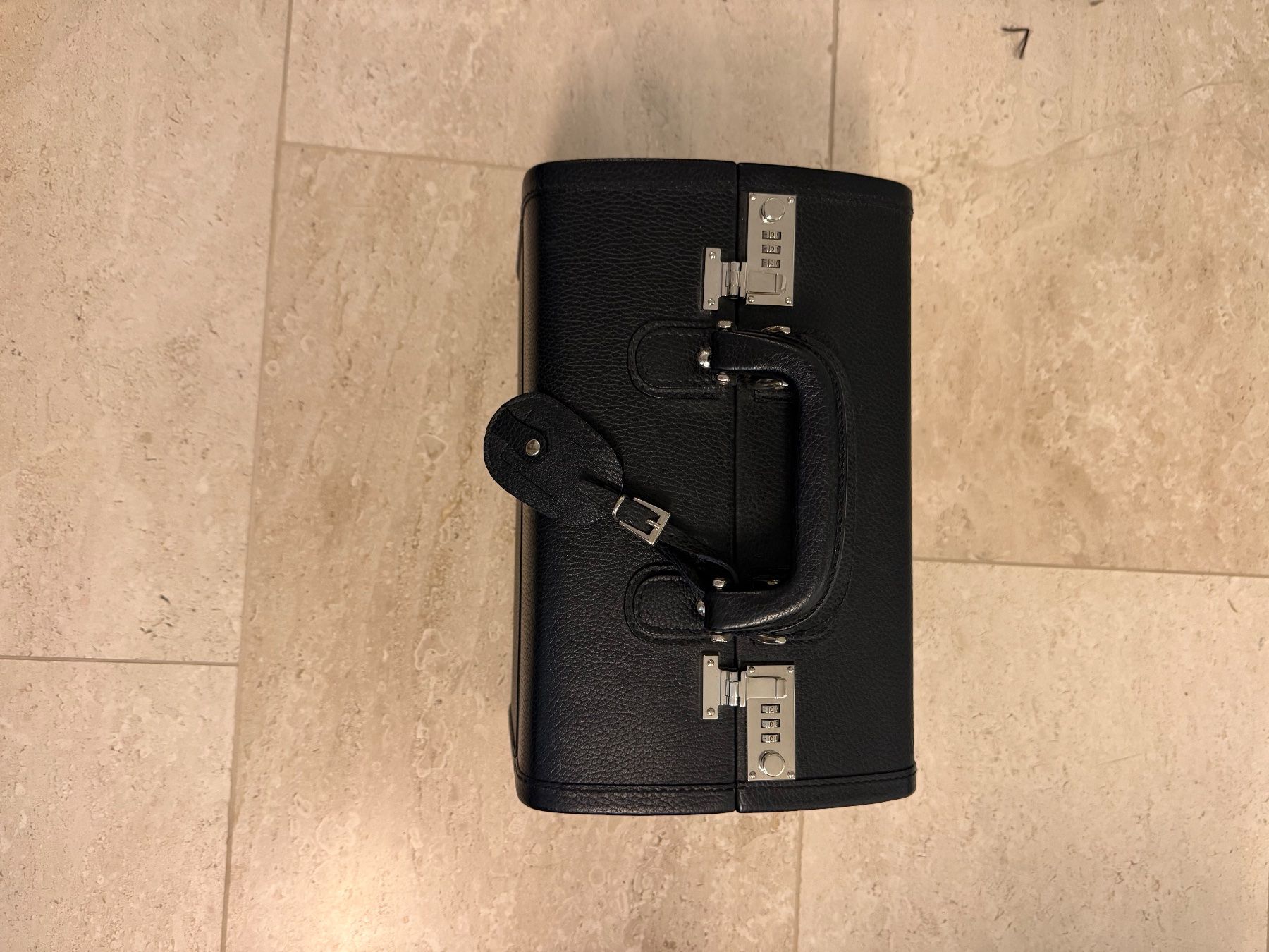 Custodie per cosmetici: Beauty-Case, Leder schwarz – Usato da Freienbach venduto da GaWi1234