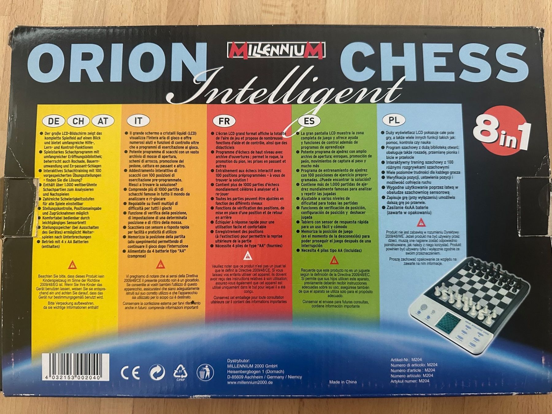 Spiele: Orion Schach Computer 8 in 1 – Gebraucht aus Nussbaumen AG von Pika-Shop 1