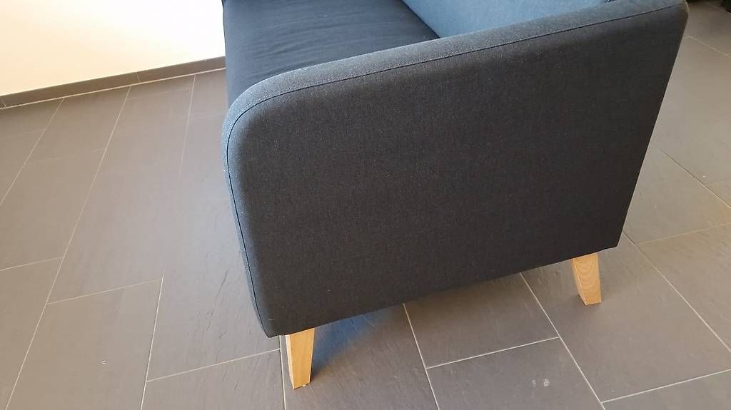 Ikea Divani: Gemütliches Kleinsofa anthrazit – Usato da Lufingen venduto da Yumahe 3