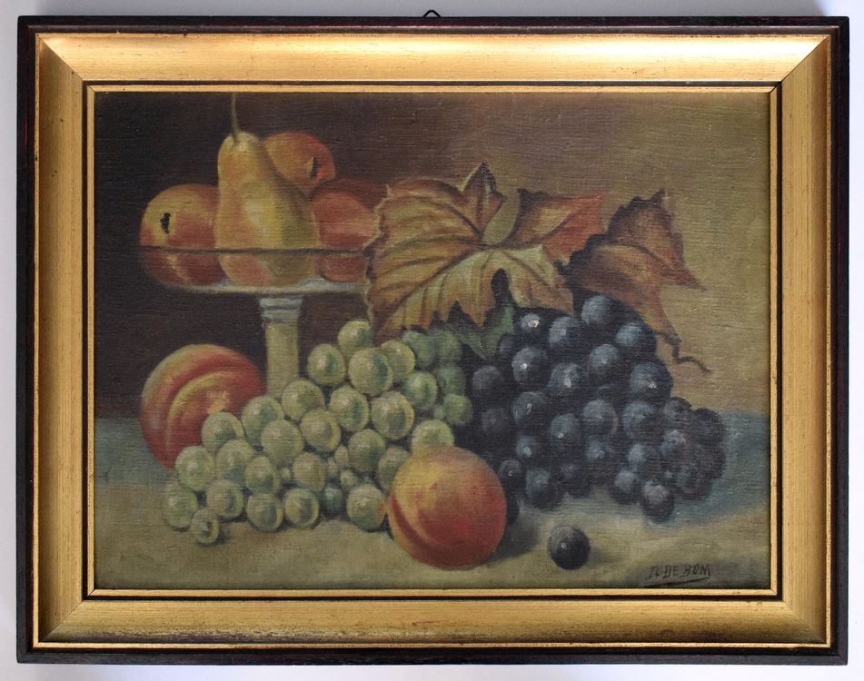 stillleben-antik-sign-de-bom-obst-fr-chte-lgem-lde-kaufen-auf-ricardo