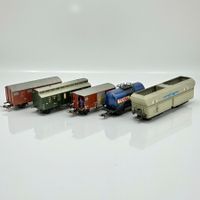 Lot de 5 wagons de marchandise LIMA H0