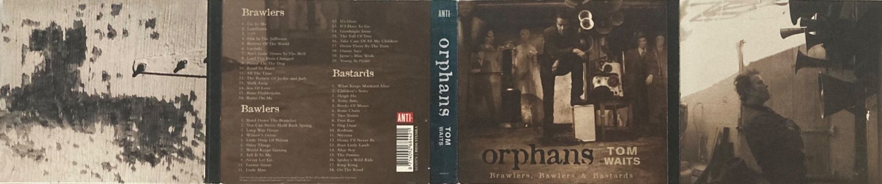 CD: TOM WAITS - ORPHANS: BRAWLERS & BASTARDS – Usato da Poliez-Pittet venduto da Newtown-Records 3