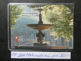 Pro Patria 2000 Markenheftchen gestempelt