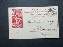 1900 Postkarte Vevey     (G3736)