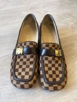 Chaussures Louis Vuitton Damier Azur taille 38 bon état