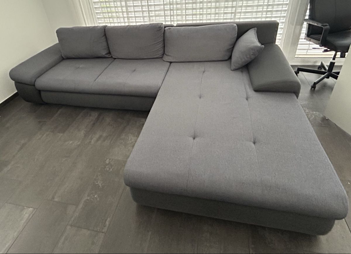 Sofas: Wohnlandschaft Ecksofa, anthrazit – D'occasion à Neukirch (Egnach) par Coco_M94 1