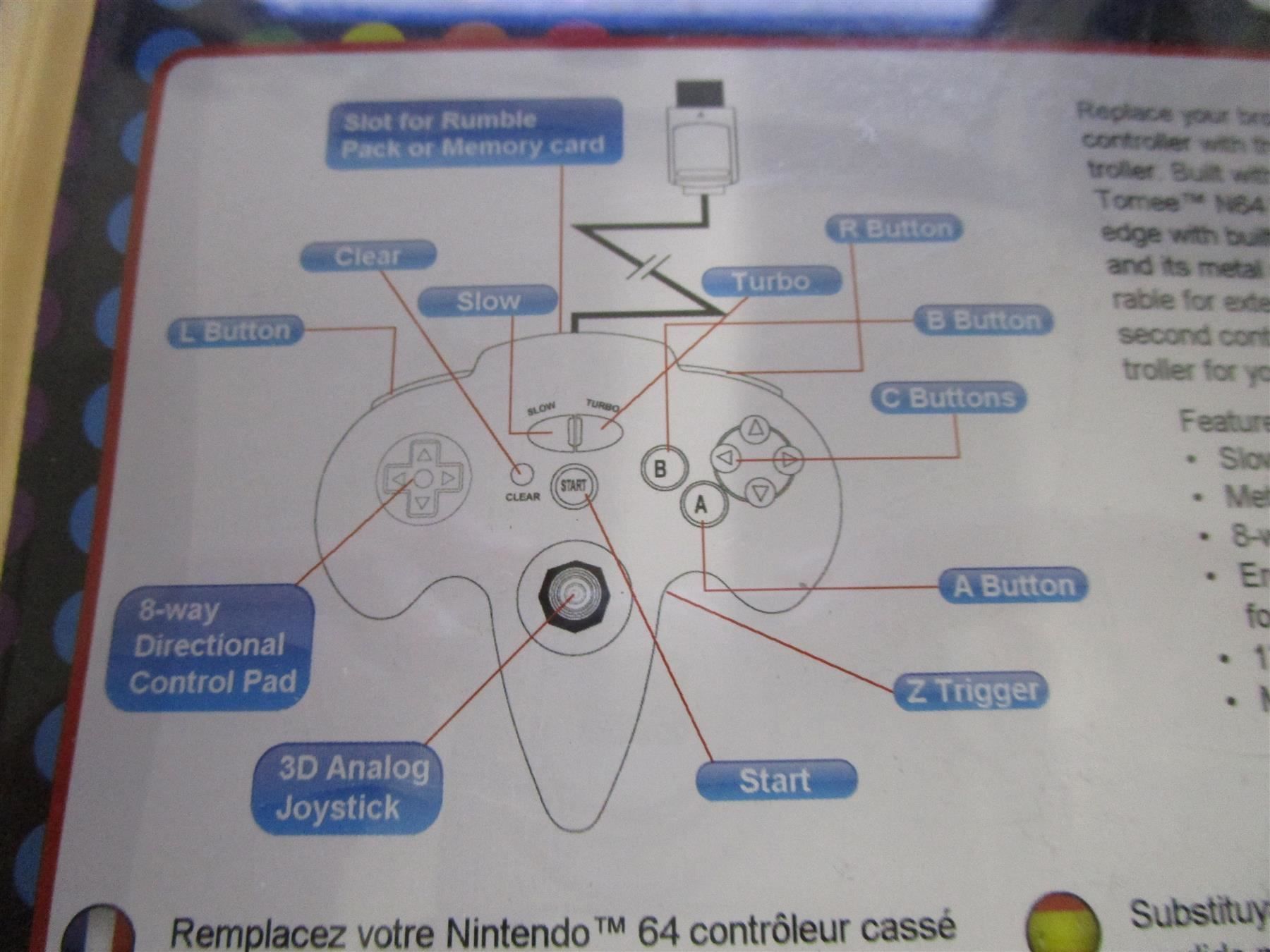 Altri accessori: Nintendo 64 Controller Tomee rot – Nuovo e nell'imballaggio originale da Goldau venduto da agestuffer 3