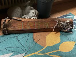 Kunsthandwerk Holzschild
