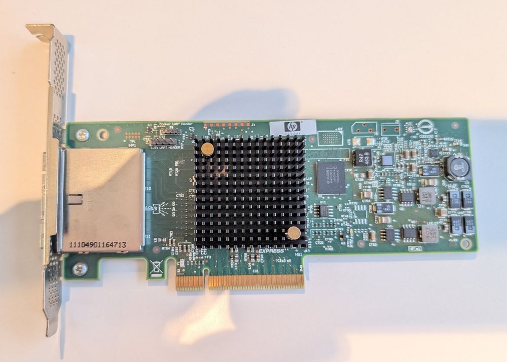 HP H221 PCIe SAS HBA - Spare Part Nr.: 738191-001 (Gebraucht) in ...