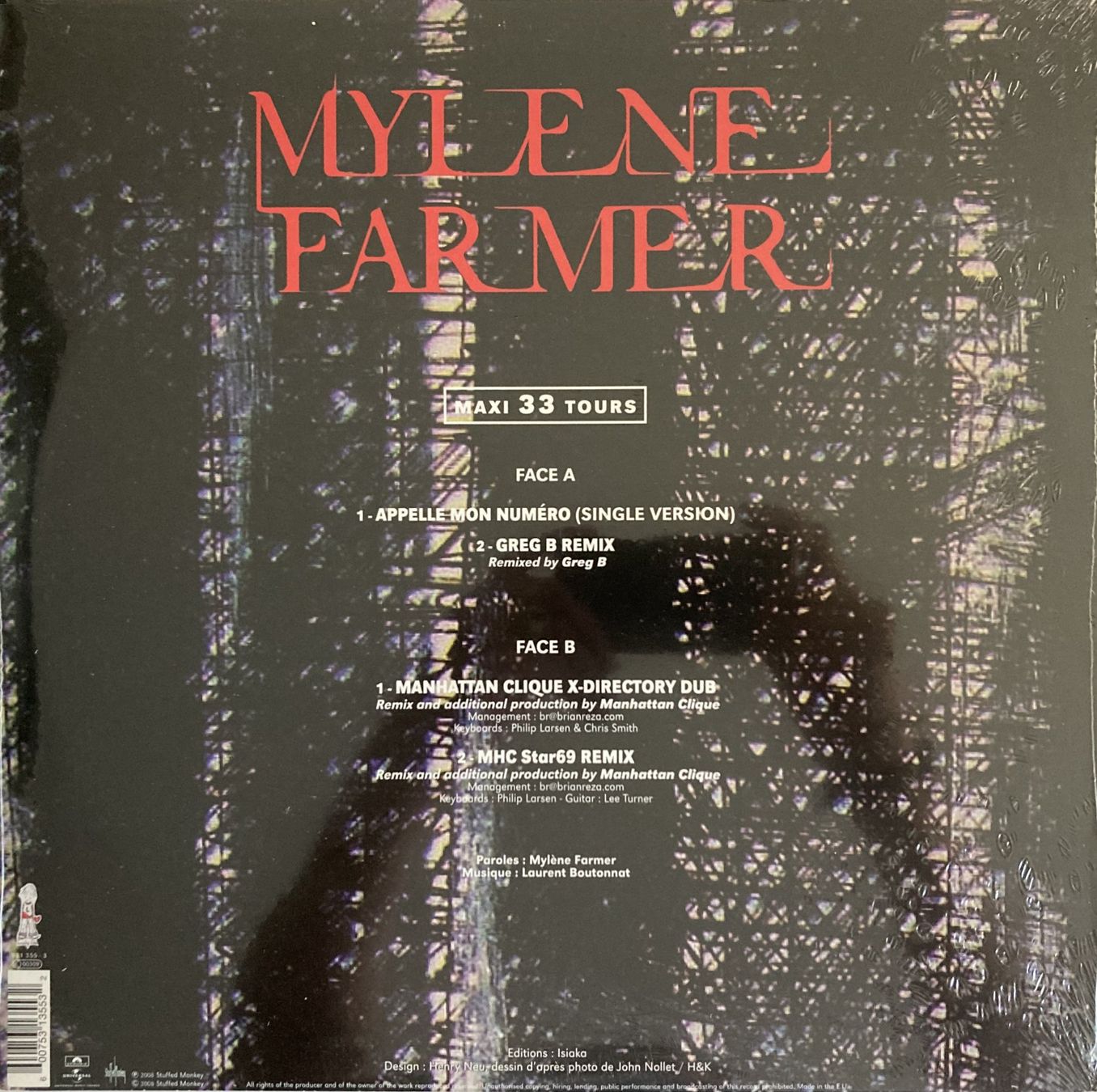 Dischi in vinile: MYLENE FARMER - APPELLE MON NUMERO – Nuovo e nell'imballaggio originale da Bottens venduto da hotter-than-hell 1