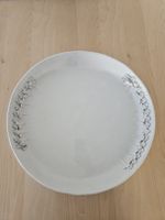 Grosse Schale in Weiss mit Blumen | für Gebäck, Früchte 