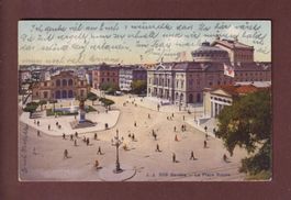 GENEVE - Place Neuve - 1923