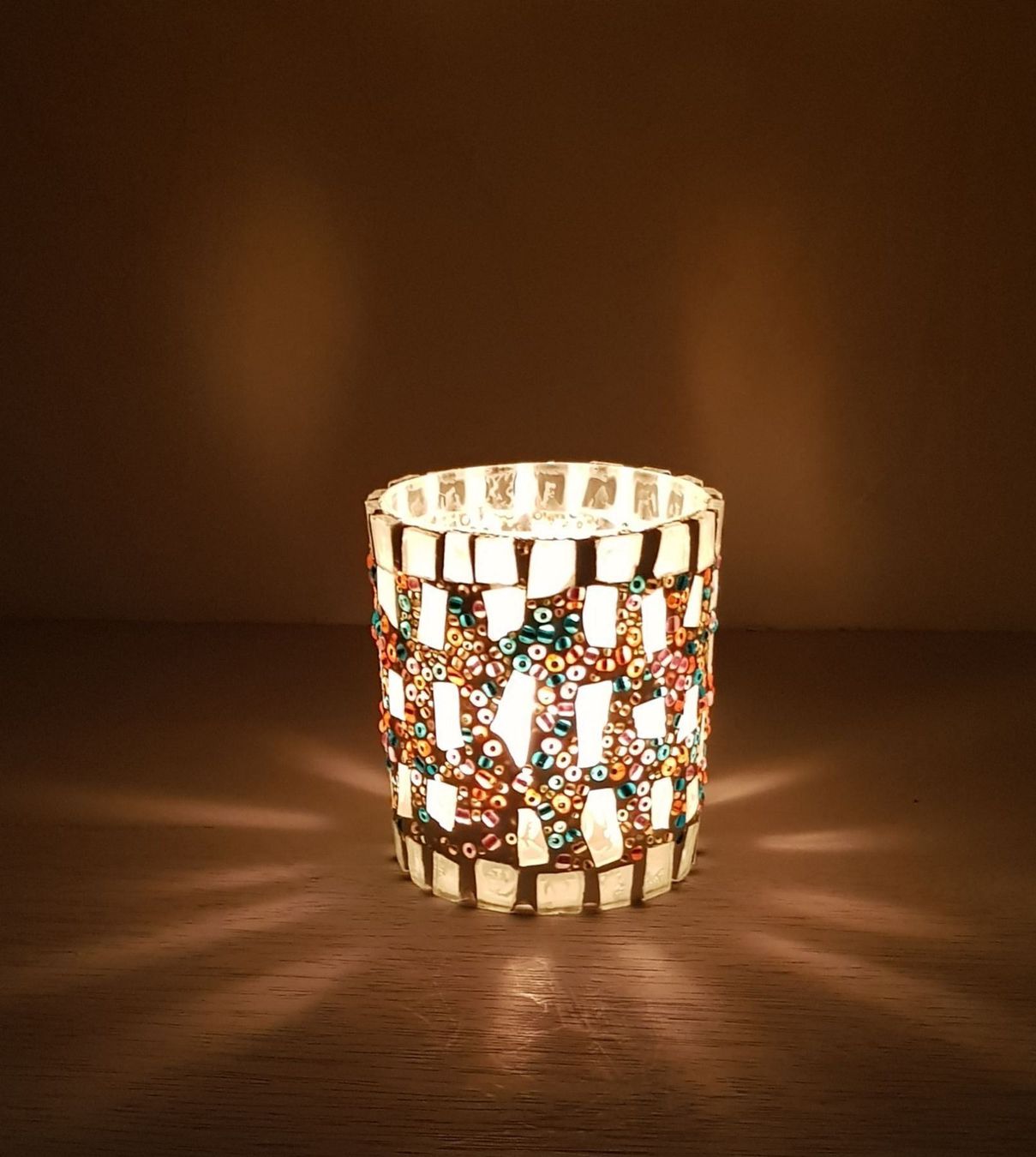 Portacandele: Wandlicht Mosaik – Nuovo e nell'imballaggio originale da Kirchberg SG venduto da PharaoShop