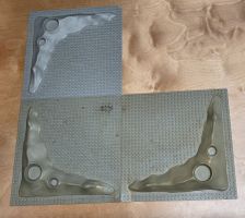 Lego 3x Mondplatten / Kraterplatten