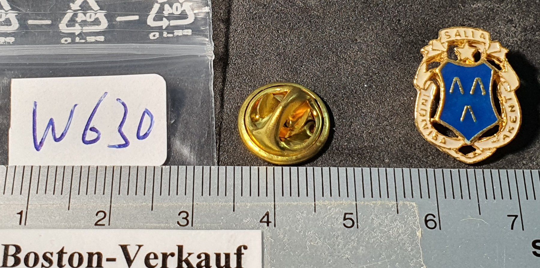 Placchette & Badge: W630 - Pin Salla Indivisa Manent – Usato da Reinach BL venduto da Boston-Verkauf 2