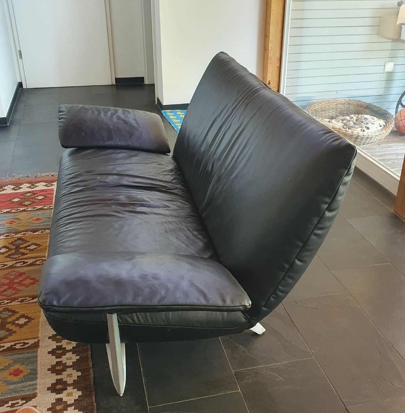 Divani: Rolf Benz Sofa 2er 4100 feines Leder schwarz – Usato da Sirnach venduto da Lemon04 2