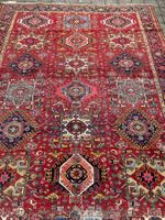 Charaktervoller Karadja Antik Teppich aus Persien 277×215cm