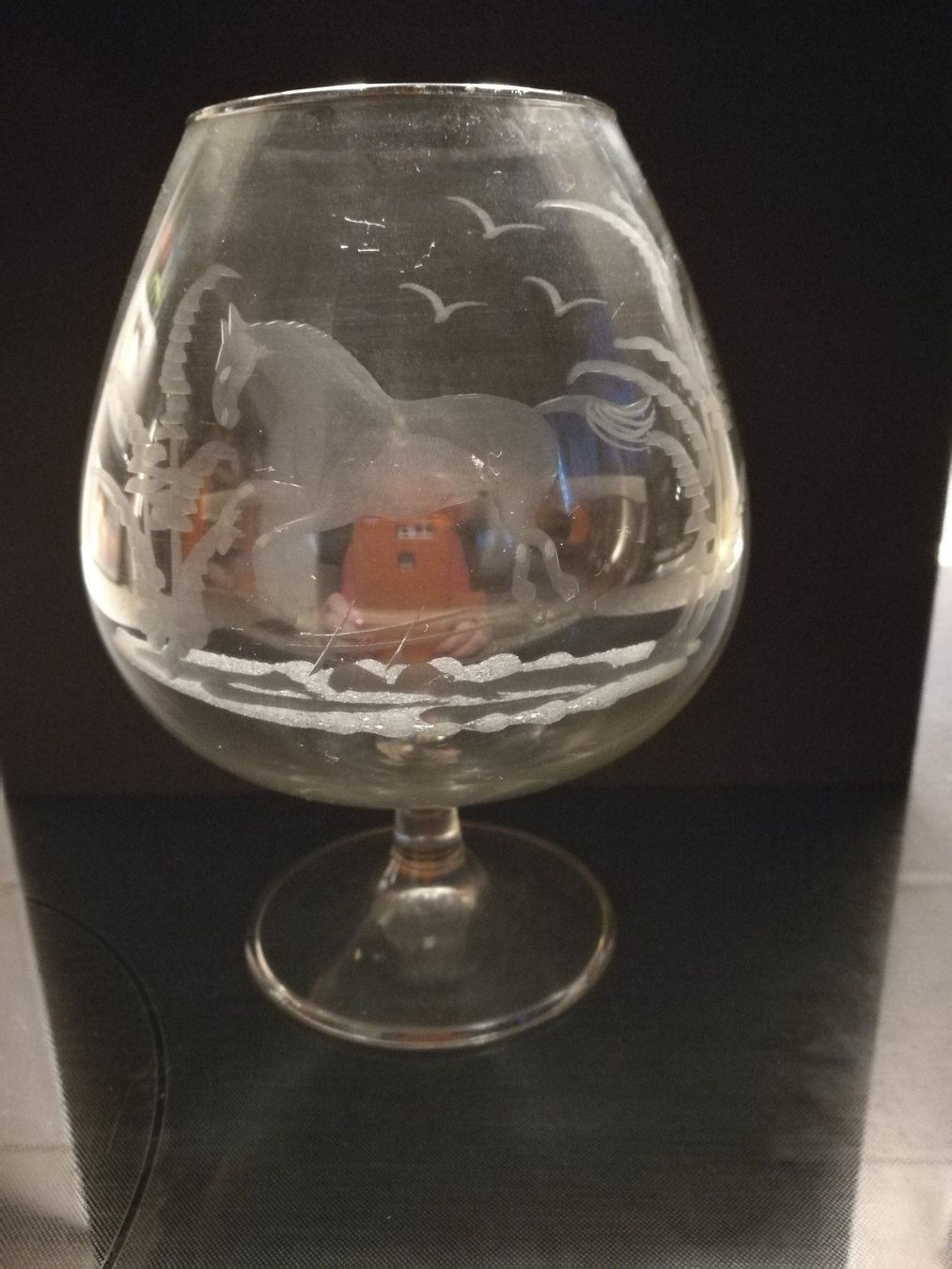 Bicchieri: 6 Cognacgläser Pferdegravur ungebraucht – Nuovo e nell'imballaggio originale da Horn venduto da sonjamenzi 3