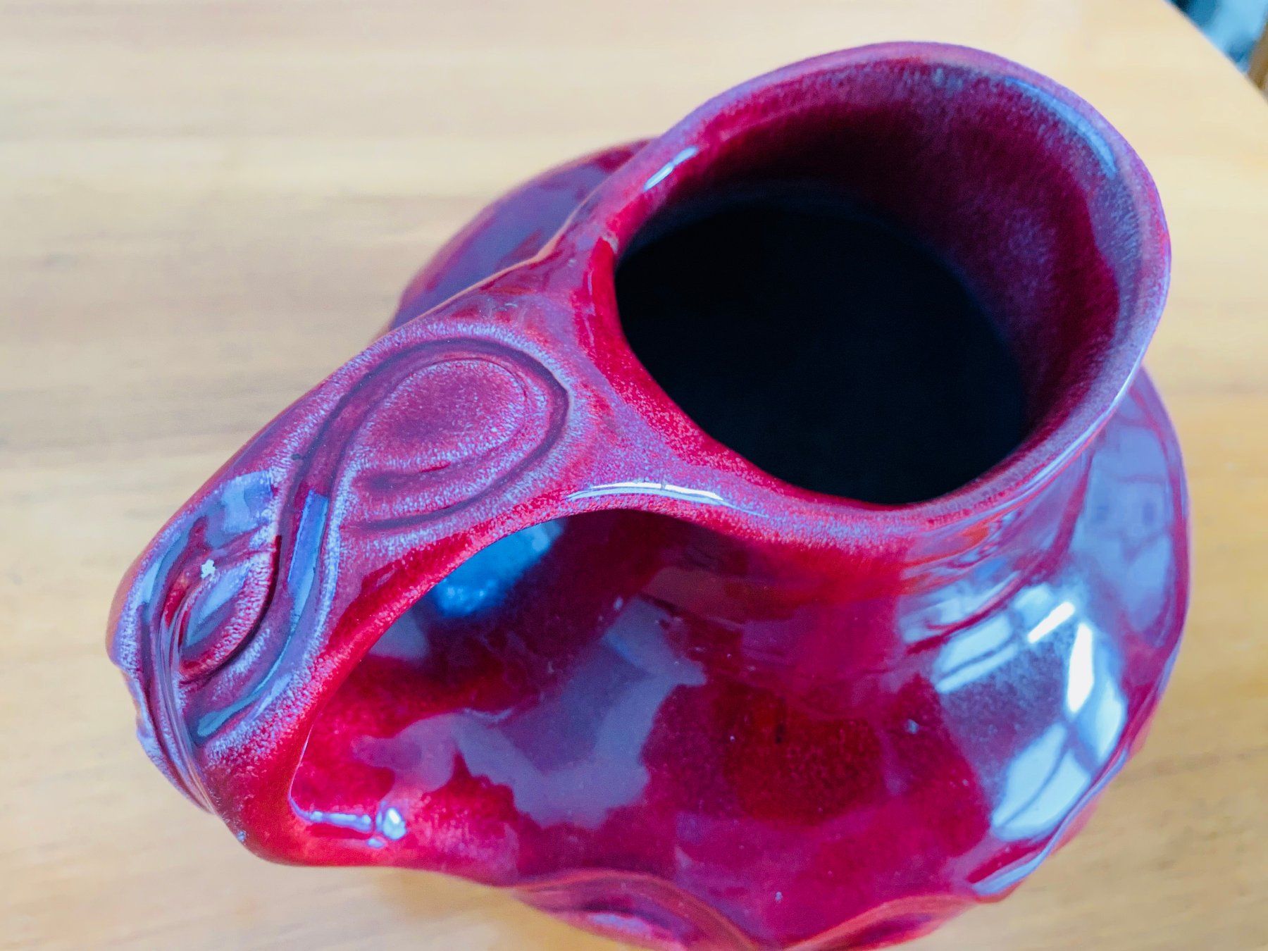 Vasi & Recipienti: Rote Vintage Keramik Krug, Vase – Usato da Uster venduto da Koralle6 2
