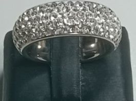 ring edelsthal 316L,mit zerkonia,,,glanzig