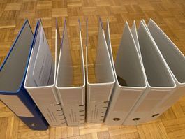7x Qualitäts-Ordner A4 breit (inkl. Careum / OdASanté) – Top