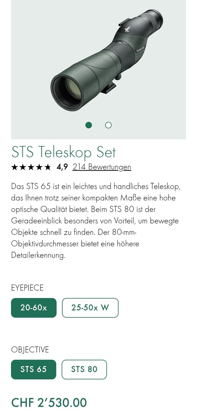 Swarovski Optik Telescopi: Swarovski Teleskop – Nuovo (secondo la descrizione) da Ascharina venduto da Jogg_el 1