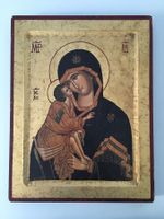 Icona bizantina con foglio oro