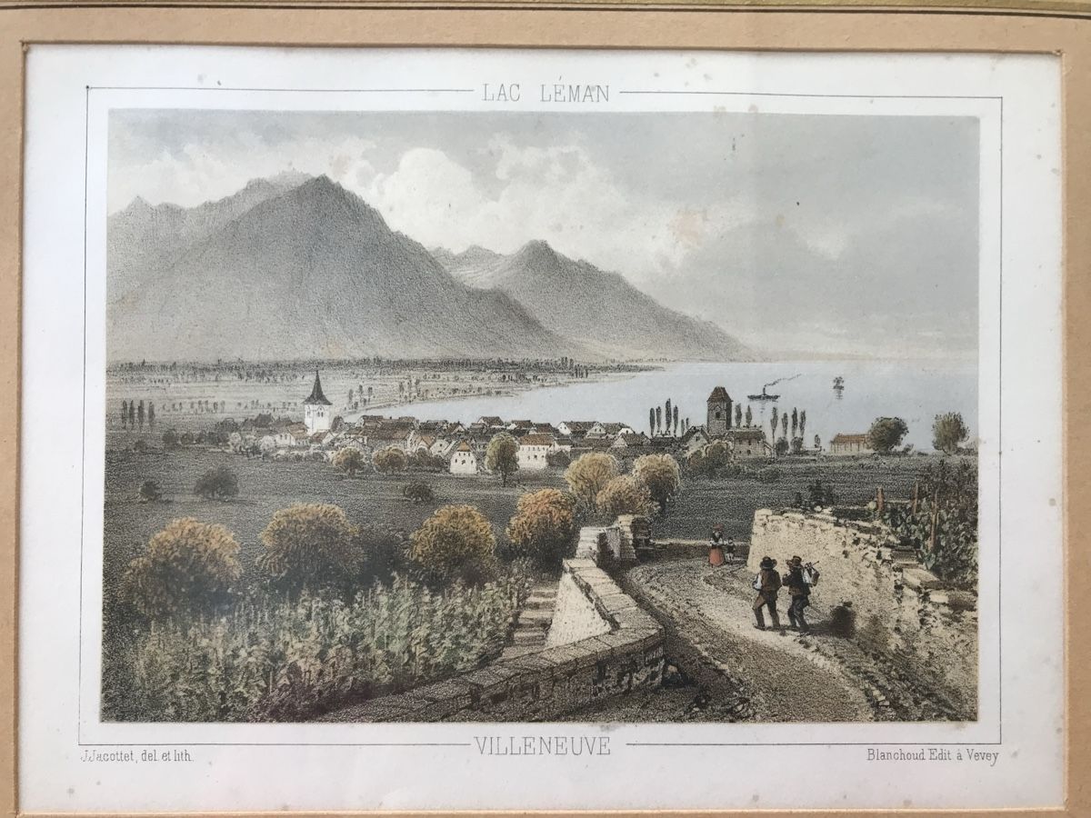 Gravures: Lac Léman Villeneuve – D'occasion à Villeneuve VD par sim_q5hp 3