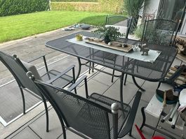 Gartentisch Streckmetall inkl. Stühle
